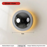 LumiBau Luxe Bauhaus Ronde Wandlamp