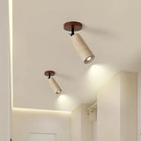 LumiSabi Travertin Natuursteen LED Plafondlamp – Moderne Wabi-Sabi Lamp