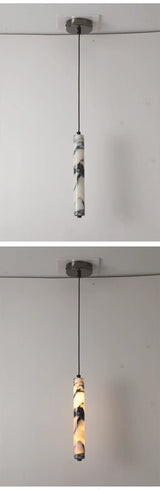 LuminaStone Luxe Natuursteen Hanglamp