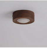 Houten Plafondlamp Walnoot/Essen – LED Spot Ø3-5m² Modern