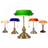 AmberGlow Vintage Mat Oranjeglas Tafellamp
