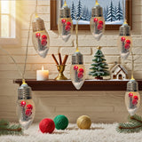 FrostGlobe LED Sneeuwbol Lichtslinger – Met Kerstboom & Rode Besjes
