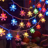 FrostLume LED Sneeuwvlok Slingerlicht