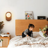 ZenLight Hikari Wandlamp – Japanse Massief Houten Wandverlichting met Frosted Glass | Vintage Nordic Design