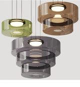 Luxe LED glazen hanglamp – verstelbare moderne kroonluchter