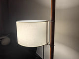 Retro Walnoot Houten Vloerlamp LED – Verstelbaar voor Woon- & Slaapkamer