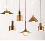 AuroraNord Goudgeplateerde Nordic Hanglamp
