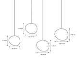 Witte Kiezel Hanglamp