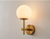 LumiNord – Nordic Moderne LED Wandlamp met Glazen Lichtbol