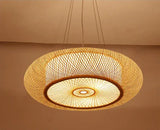 BambuLoom Grace: Handgemaakte Bamboe Rieten Hanglamp