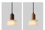 Lumina Wabi-Sabi Luxe Marmeren LED Hanglamp – Elegante Jade-Witte Sfeerverlichting