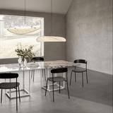 Japandi Stijl Zijden Hanglamp Kroonluchter